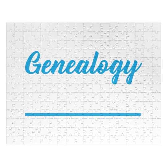 Genealogy It's All About Family Genealogist Jigsaw Puzzles