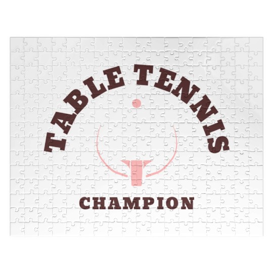 Table Tennis Ping Pong Sports Champion Jigsaw Puzzles