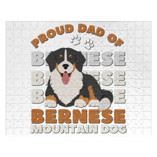 Bernese Mountain Dog. Best mom of Bernese Mountain Jigsaw Puzzles