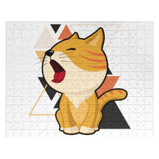 Cute little cat adorable kitty Kittenlove cat mom Jigsaw Puzzles