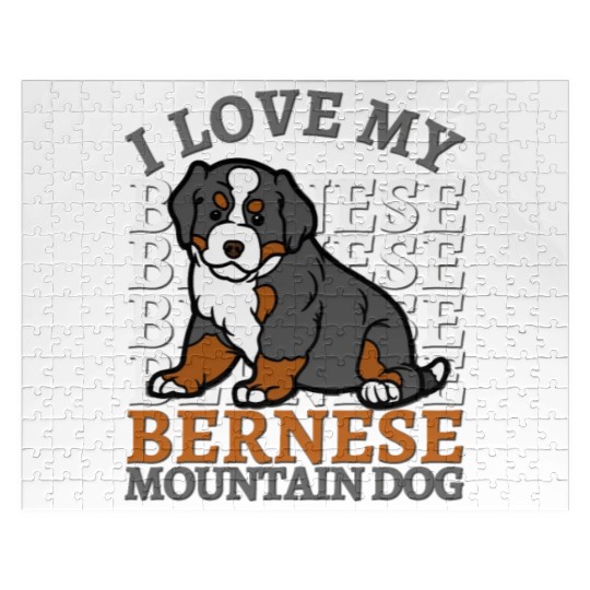 Bernese Mountain Dog. Best mom of Bernese Mountain Jigsaw Puzzles