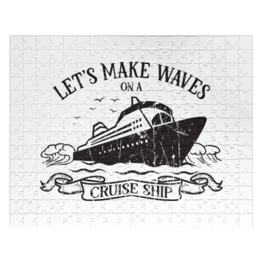 Let's make waves on a cruise ship - Cruise Jigsaw Puzzles