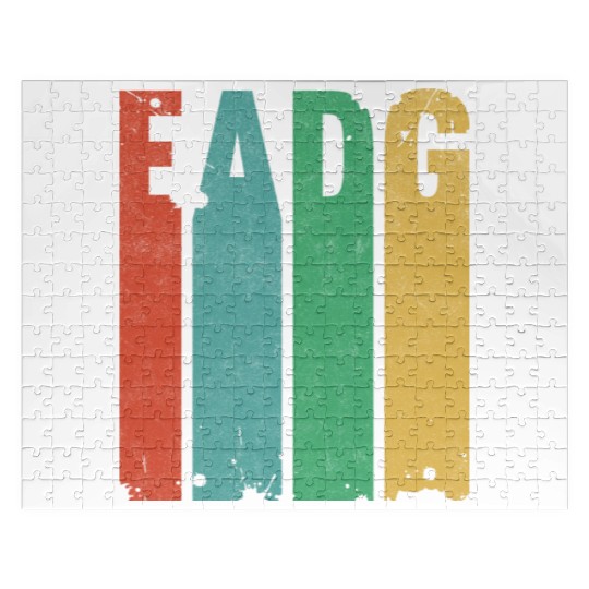 Bass Guitar Eadg Design For A Bass Player Jigsaw Puzzles