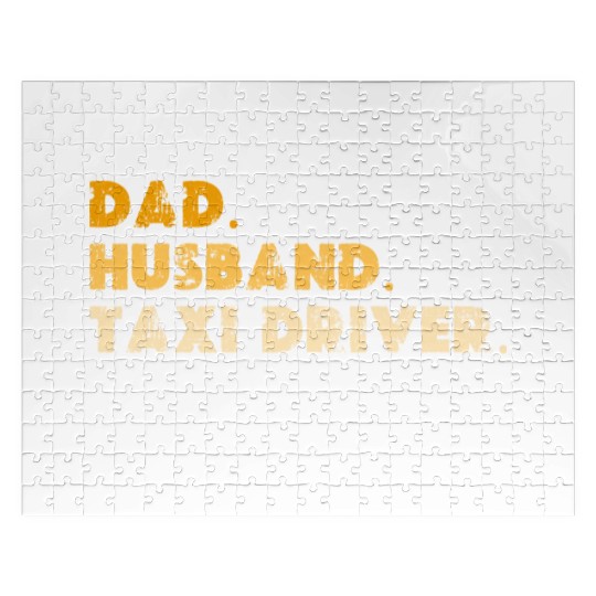 Dad Husband Taxi Driver Legend Jigsaw Puzzles