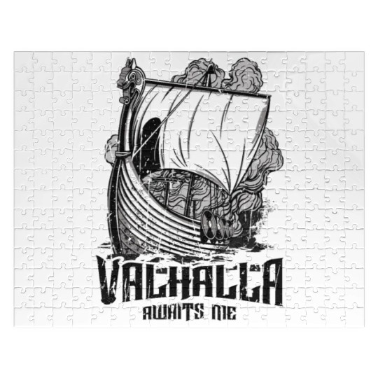 Valhalla awaits me - Viking Jigsaw Puzzles