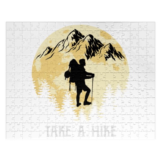 Take a Hike Wanderlust Hiking Jigsaw Puzzles
