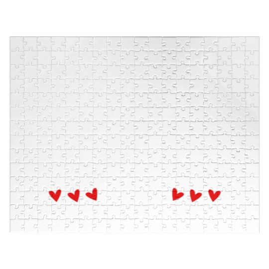 My Dog Is My Valentine Date Cute Doggy Jigsaw Puzzles