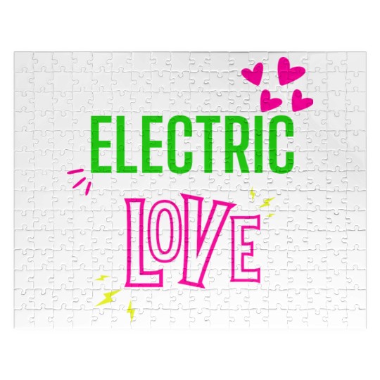 Electric Love in Neon Colors: Romance and Fun! Jigsaw Puzzles