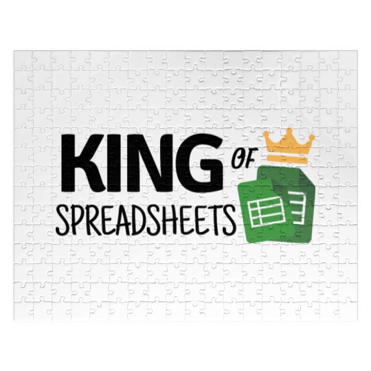 King of Spreadsheets - Excel, Accounting, Sheets Jigsaw Puzzles