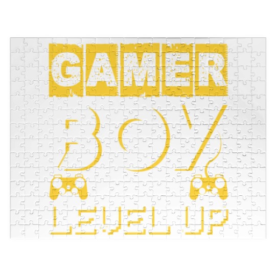 Gamer boy time to level up Jigsaw Puzzles