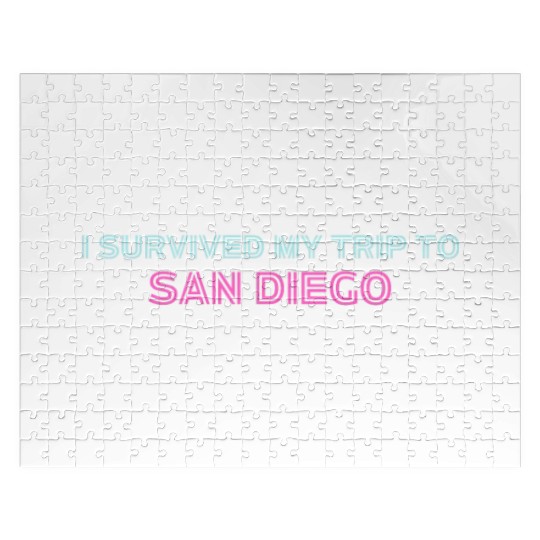I Survived My Trip to SAN DIEGO Travel Jigsaw Puzzles
