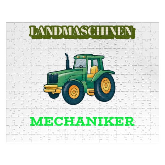 Agricultural machinery mechanic farmer tractor far Jigsaw Puzzles