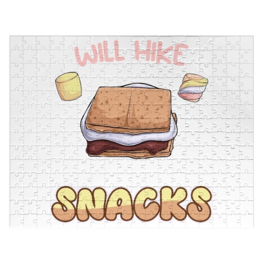 Wanderlust Climber funny Mountain Hiking Snack Jigsaw Puzzles