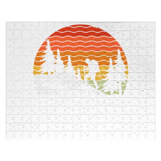 Hiker funny Beer lover Hiking Mountaineering Jigsaw Puzzles