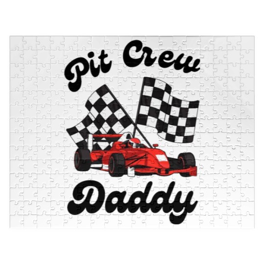 Race Car Matching Family Pit Crew Birthday Party Jigsaw Puzzles