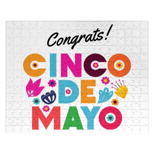Colorful Mexican Cinco de May Jigsaw Puzzles