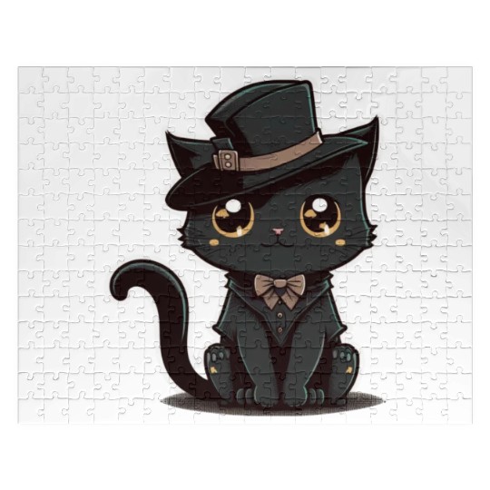 Black cat Jigsaw Puzzles