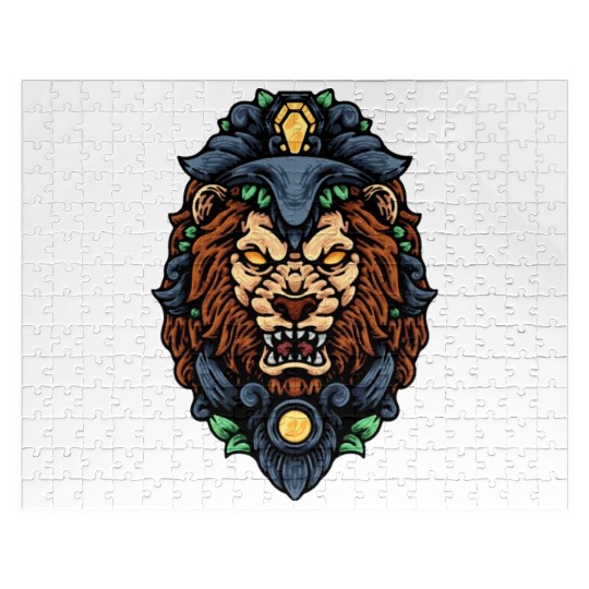 The Head Of Lion King Jigsaw Puzzles