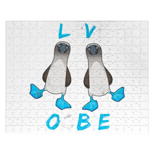 I Love Boobies Funny Booby Bird Jigsaw Puzzles