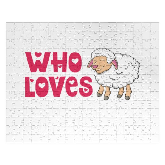Cool Sheep For Women Girls Lamb Lover Sheep Jigsaw Puzzles