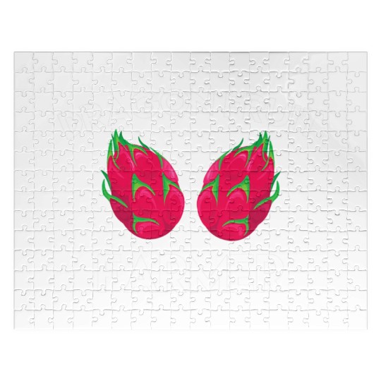 Dragon Fruit Farmer Outfit Love Tropical Food Jigsaw Puzzles