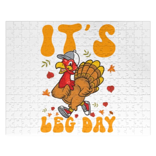 Thanksgiving Turkey Trot Squad Running Jigsaw Puzzles