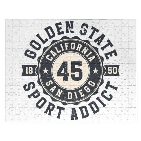 California Golden State San Diego Sport Addict Jigsaw Puzzles