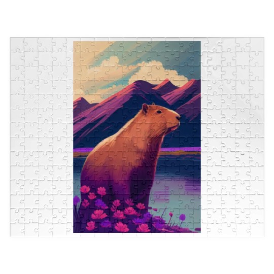 Capybara Nature Capibara Jigsaw Puzzles