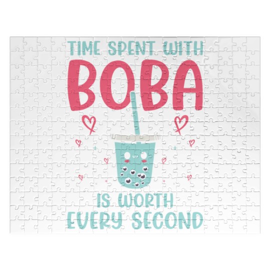 Bubble Tea Lover Boba Tea Drinker Korean Drink Jigsaw Puzzles