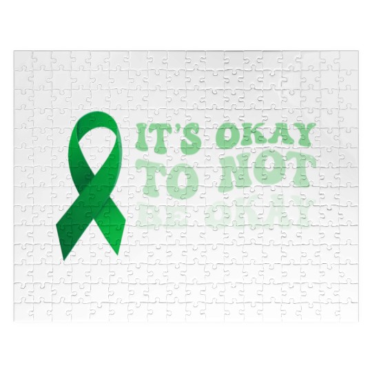 its okay to not be okay Mental Health Awareness Jigsaw Puzzles