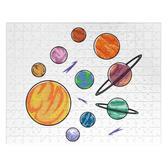 Solar System Planets Science Space Boys Girls Jigsaw Puzzles