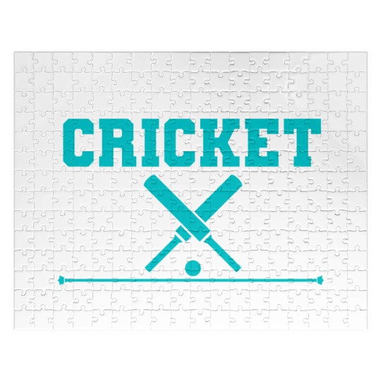 Cool Cricket Dad For Cricket Sports Lover Jigsaw Puzzles