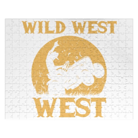 Wild Wild West Lawn Mower Outfit Jigsaw Puzzles