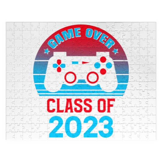 2023 Graduation Gift Game Over Class of 2023 Jigsaw Puzzles