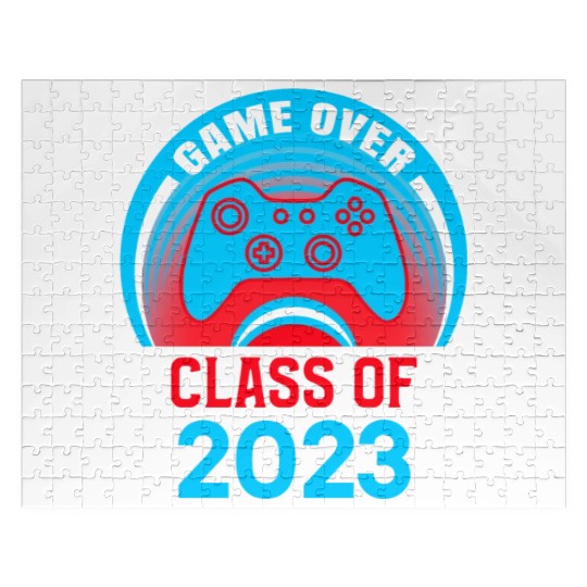Game Over Class Of 2023 Jigsaw Puzzles Students Funny