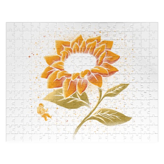 Sun-Flower Universe Flower Little Astronaut Jigsaw Puzzles