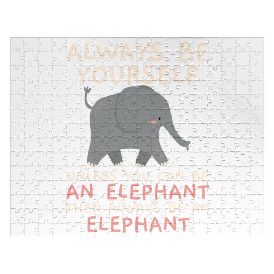 Elephant Lover Wildlife Animal Zoo Zookeeper Jigsaw Puzzles