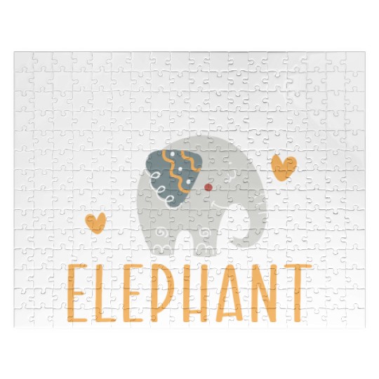 Elephant Lover Wildlife Animal Zoo Zookeeper Jigsaw Puzzles
