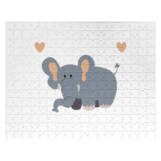 Elephant Lover Wildlife Animal Zoo Zookeeper Jigsaw Puzzles