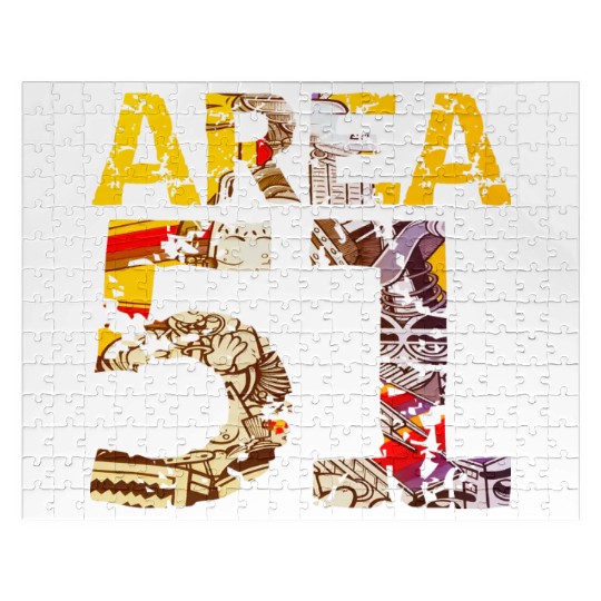 Area 51 UFO Design Jigsaw Puzzles