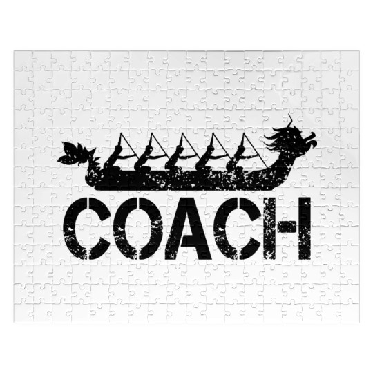 Dragon Boat Racing Team Coach Jigsaw Puzzles
