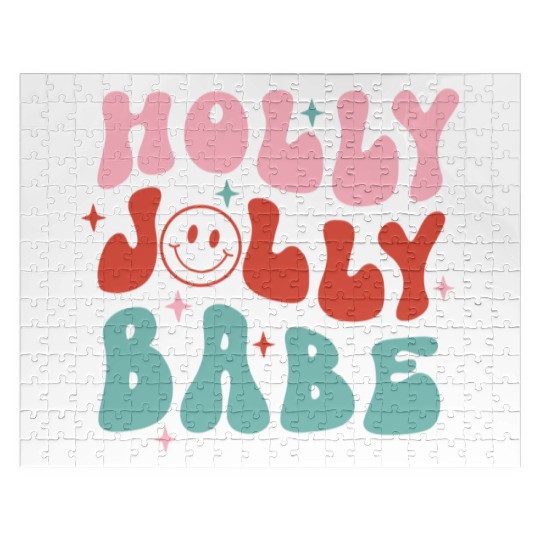 Holly Jolly Babe Jigsaw Puzzles
