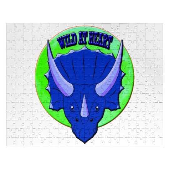 Wild At Heart- Triceratops Jigsaw Puzzles