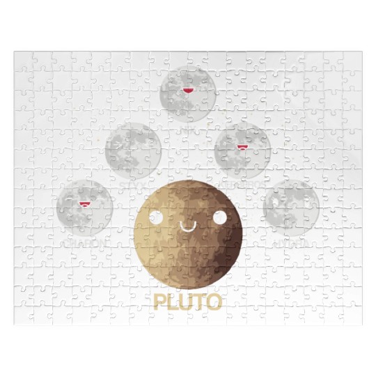 Pluto Moons Planet Space Lover Solar System Jigsaw Puzzles
