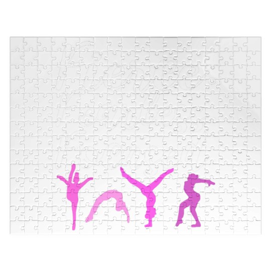 Fearless Gymnast Gymnastic Teacher Jigsaw Puzzles