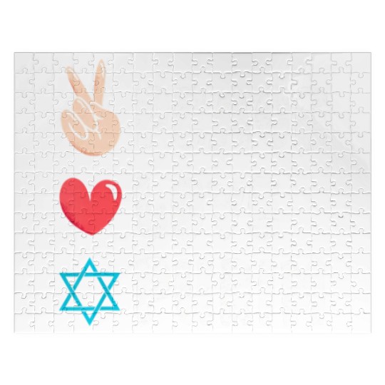 Peace Love Purim - Jewish Festival Jigsaw Puzzles