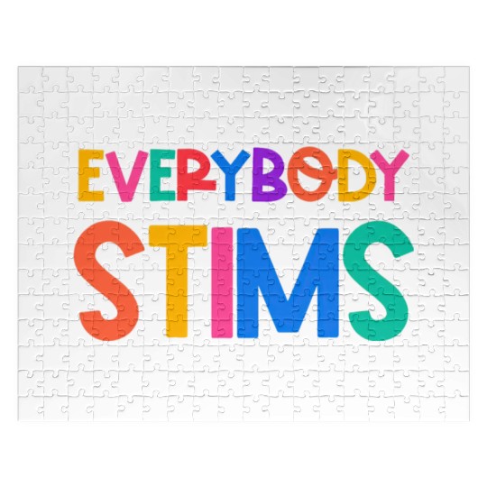 Everybody Stims Autism Special Ed Teacher Social Jigsaw Puzzles