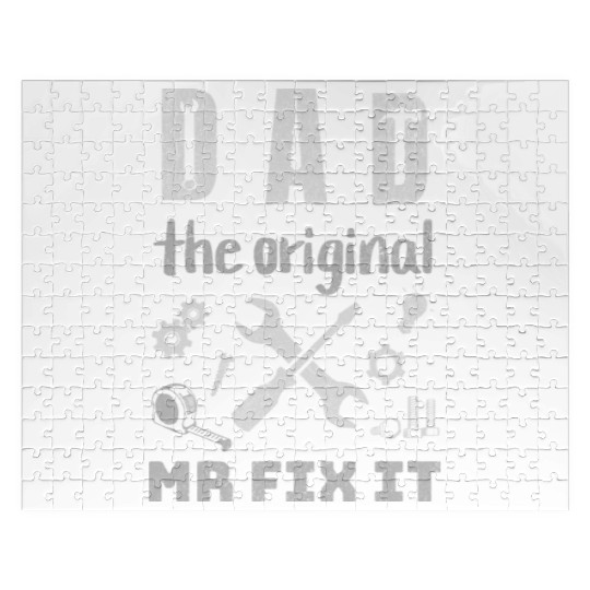 Funny Dad the Original Mr Fix it, Gift for Dad Jigsaw Puzzles