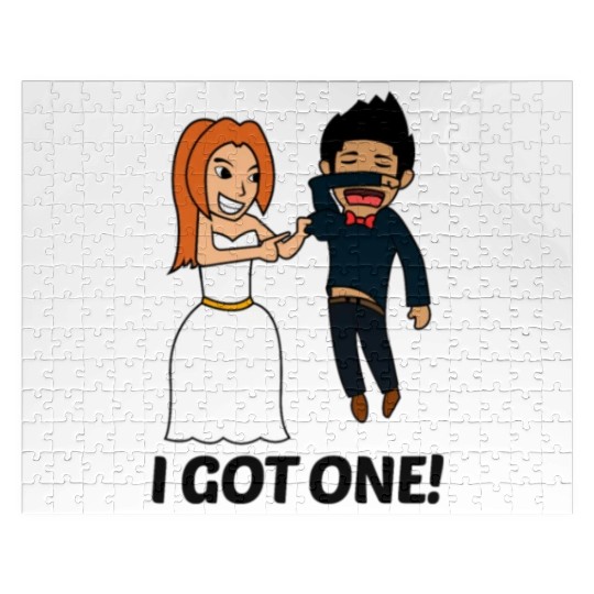 FUNNY BRIDE TO BE I BRIDE SQUAD JUST MARRIED GIFT Jigsaw Puzzles