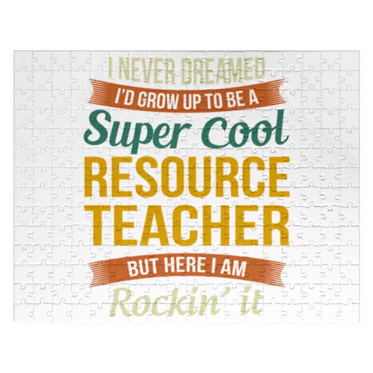 Resource Teacher Appreciation Jigsaw Puzzles